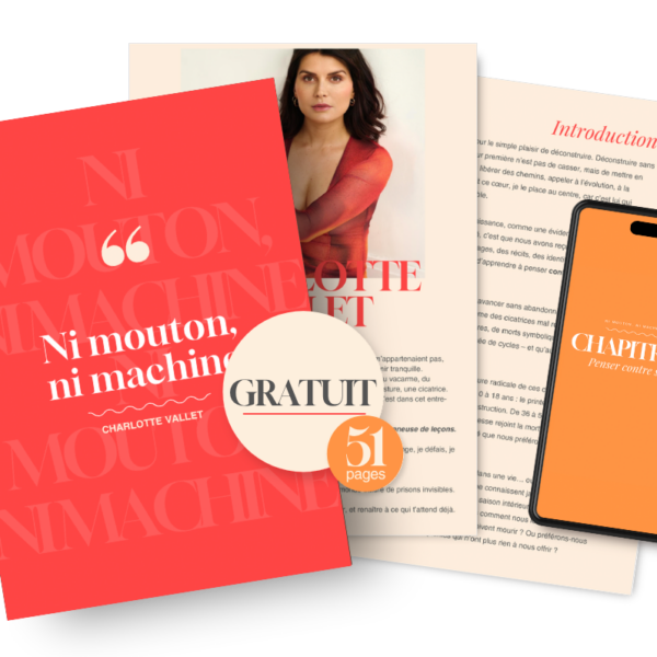 TÉLÉCHARGER GRATUITEMENT LE E-BOOK "Ni mouton, ni machine" POUR CESSER DE PENSER COMME ON T'AS APPRIS DE PENSER
